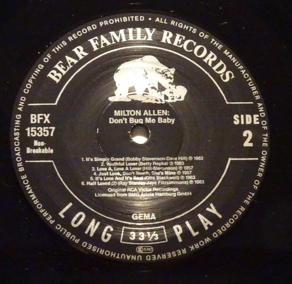 Don't Bug Me Baby (LP)