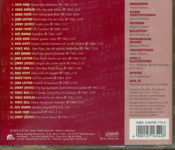 Vol.05, Teen Stars - Amerikaner & Briten singen deutsch (CD)