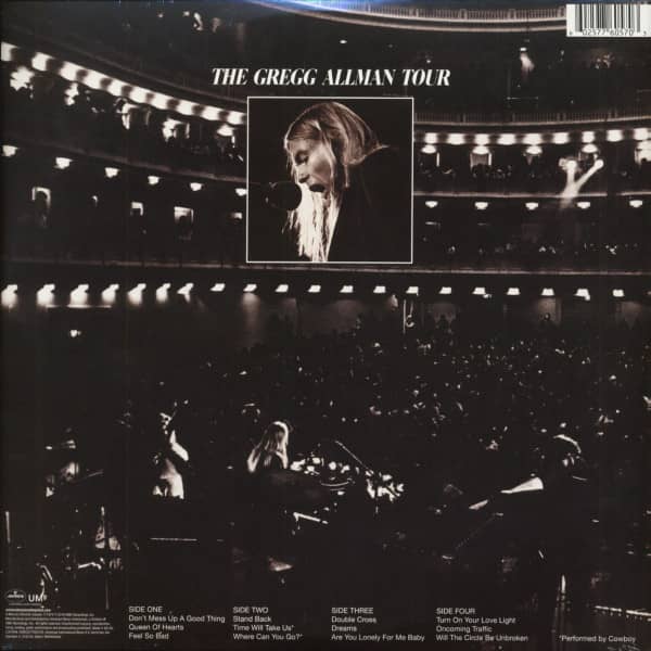 The Gregg Allman Tour (2-LP, 180g Vinyl & Download)