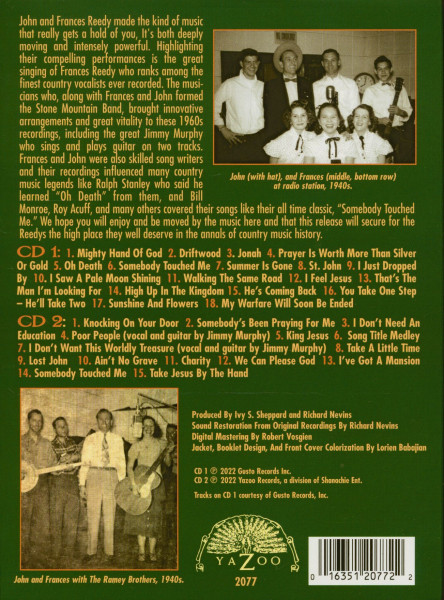 The Legacy Of John And Francis Reedy (2-CD)