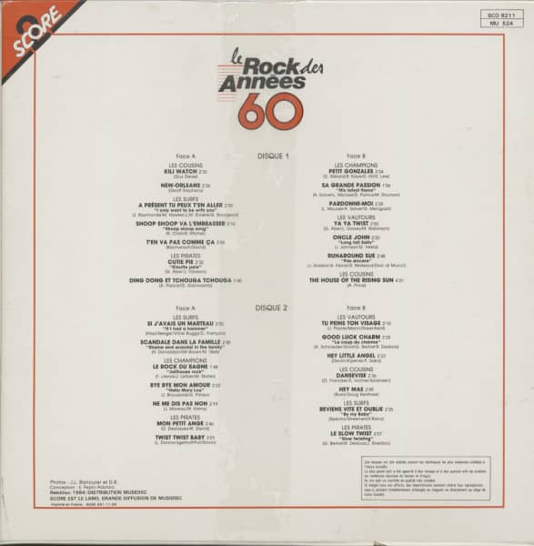 Le Rock Des Annees 60 (2-LP)